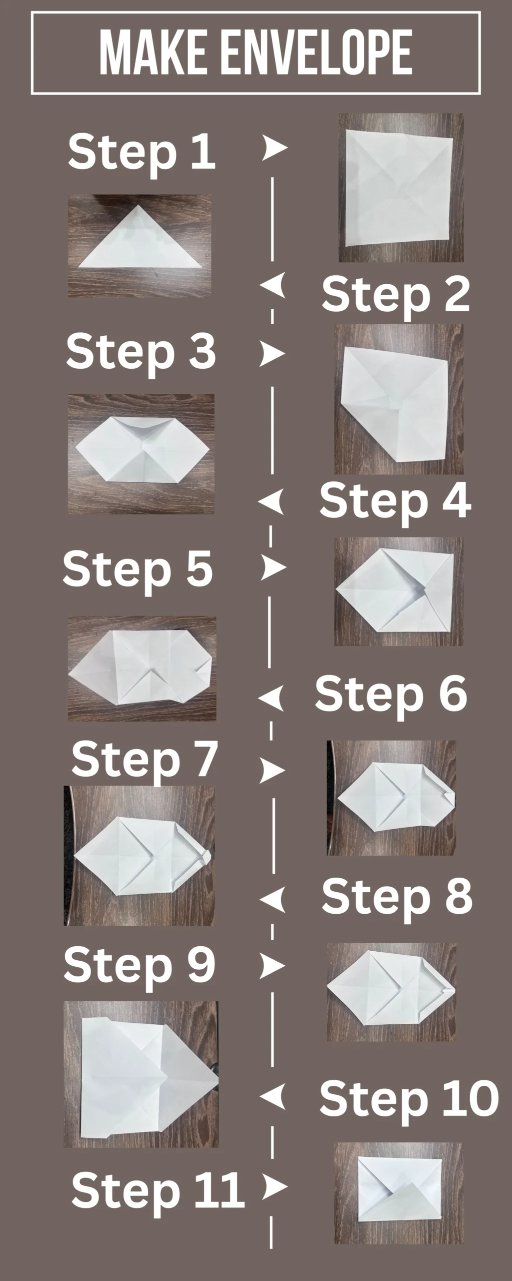 How to make an Envelope DIY Folding Tutorial With Video