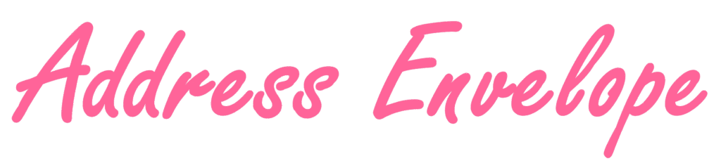 how to address an envelope logo